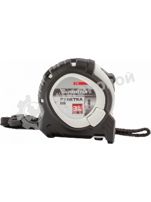 Рулетка Matrix Neon, 3 м x 16 мм, обрезиненный корпус, 3 фиксации, PRO