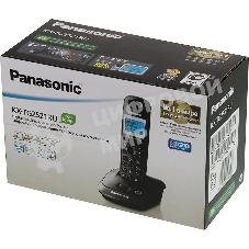 Телефон беспроводной (DECT) Panasonic KX-TG2521RUT (титан) АОН, Caller ID,спикерфон,голосовой АОН,полифония,цифровой автоответчик