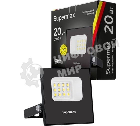 Прожектор светодиодный Supermax SPR 20Вт 6500К 2000лм IP65 Космос S_PR_LED_20