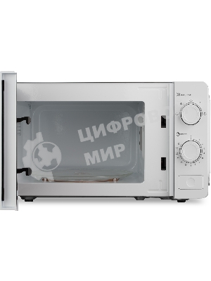 Микроволновая печь Hyundai HYM-M2009 белый, 20 л, 700 Вт, переключатели - поворотный механизм
