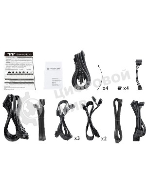 Блок питания Thermaltake Toughpower GF3 ARGb (PS-TPD-0750F4FAGE-1), 750Вт, 80 PLUS Gold, 140мм, модульный, черный