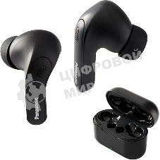 Наушники TWS Panasonic RZ-B310WDG-K черный, внутриканальные, Bluetooth, активное шумоподавление