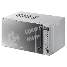 Микроволновая печь BBK 20MWG-733T/BS-M серебристый, 20 л, 700 Вт, переключатели - тактовый механизм, кнопки