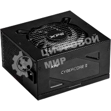 Блок питания ADATA XPG CYBERCORE II 1000W (CYBERCOREII1000P-BKCEU), 1000Вт, 80 PLUS Platinum, 120мм, модульный, черный