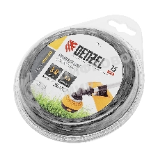 Леска для триммера Denzel двухкомпонентная эллипс, 3,0мм х 15м, блистер EXTRA CORD