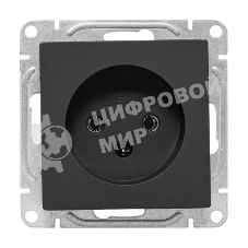 Розетка EKF UP1-SOB-100 СП Эпика 16А без заземл. без шторок механизм черный
