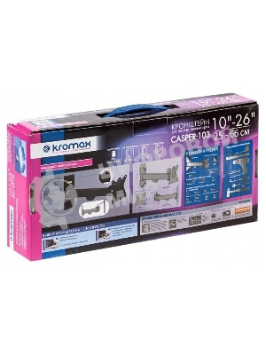 Кронштейн Kromax CASPER-103 черный, 10