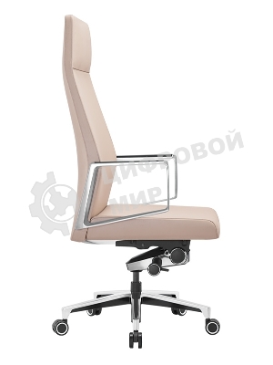 Кресло Бюрократ JONS/BEIGE бежевый, кожа