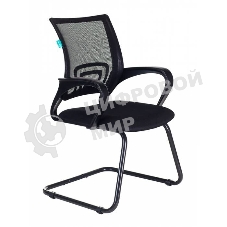 Кресло Бюрократ CH-695N-AV/B/TW-11 черный, экокожа, 120 кг, механизм качания