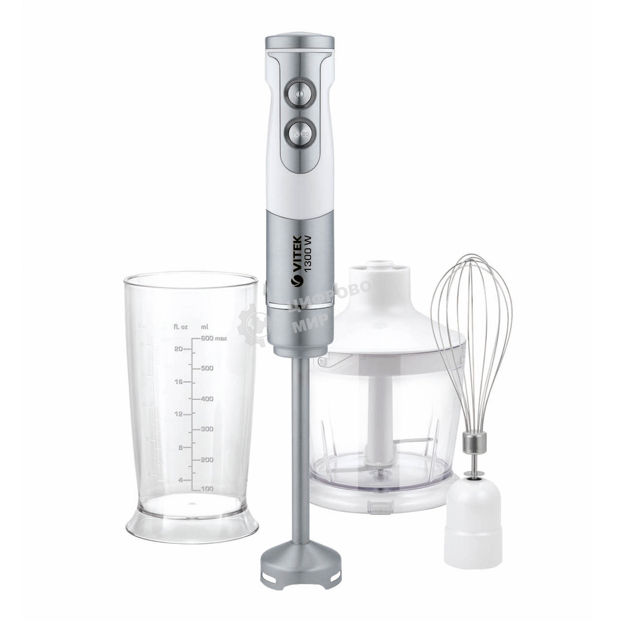 Блендерный набор 8543-VT(MC) Vitek Мощность 900 Вт. Плавная регулировка скорости.Управление механич