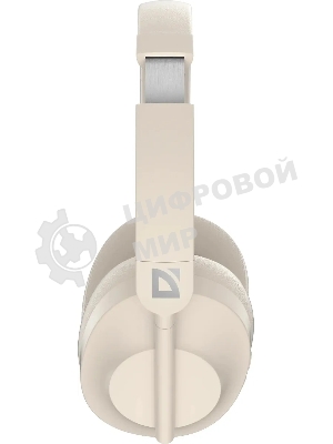 Беспроводные/проводные наушники Defender FreeMotion B485 бежевый, накладные, Bluetooth + проводной, складная конструкция, до 8 ч