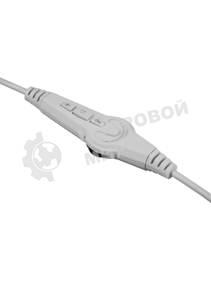 Гарнитура Defender Glitch белый, проводная, подсветка