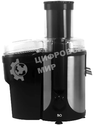 Соковыжималка BQ J1003 чёрный/стальной, центробежная, 1800 Вт, 1000 мл, механическое