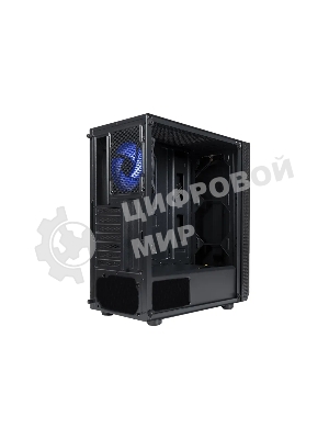 Компьютерный корпус ATX Eurocase A31 ARGB черный без БП закаленное стекло USB 3.0
