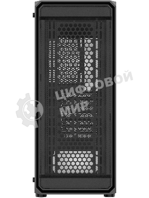 Компьютерный корпус Bloody BD-CC114 черный без БП ATX 8x120мм 1xUSB 2.0 1xUSB 3.0 audio bott PSU
