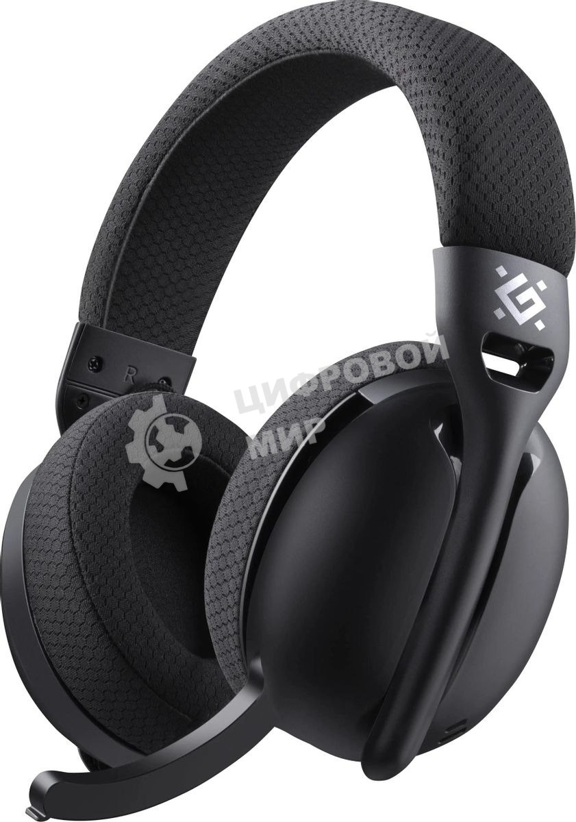 Гарнитура Defender Triple чёрный, беспроводная + проводная, Bluetooth, USB / USB-C, до 48 ч