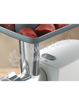 Мясорубка электрическая Kenwood MG 360 белый, 1400 Вт, 1.5 кг/мин, реверс, насадки - 5