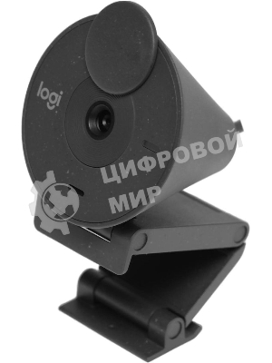 Веб-камера Logitech Brio 300 1920x1080, 30 кадр/с, USB Type-C, микрофон (шумоподавление), автоматическая фокусировка, автоосвещение, универсальное крепление