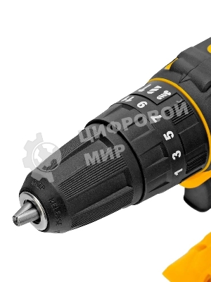 Дрель-шуруповерт Denzel CID-18-0, 18 В, 0 Ач, 30 Нм, щеточный, ударный