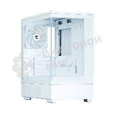 Компьютерный корпус ZALMAN P10, MATX, белый, WINDOW, 2x3.5