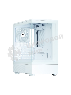 Компьютерный корпус ZALMAN P10, MATX, белый, WINDOW, 2x3.5