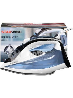 Утюг Starwind SIR2430 2400 Вт голубой/белый