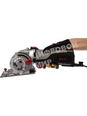 Мини-пила циркулярная P.I.T PMS89-C (600Вт, 5500об/мин, диск 89мм, глуб. пропила 28,5мм) [PMS89-C]
