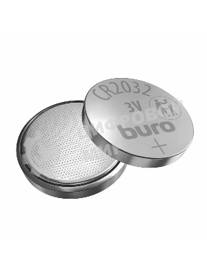 Батарея Buro Lithium CR2032 (1шт) блистер, 3 В