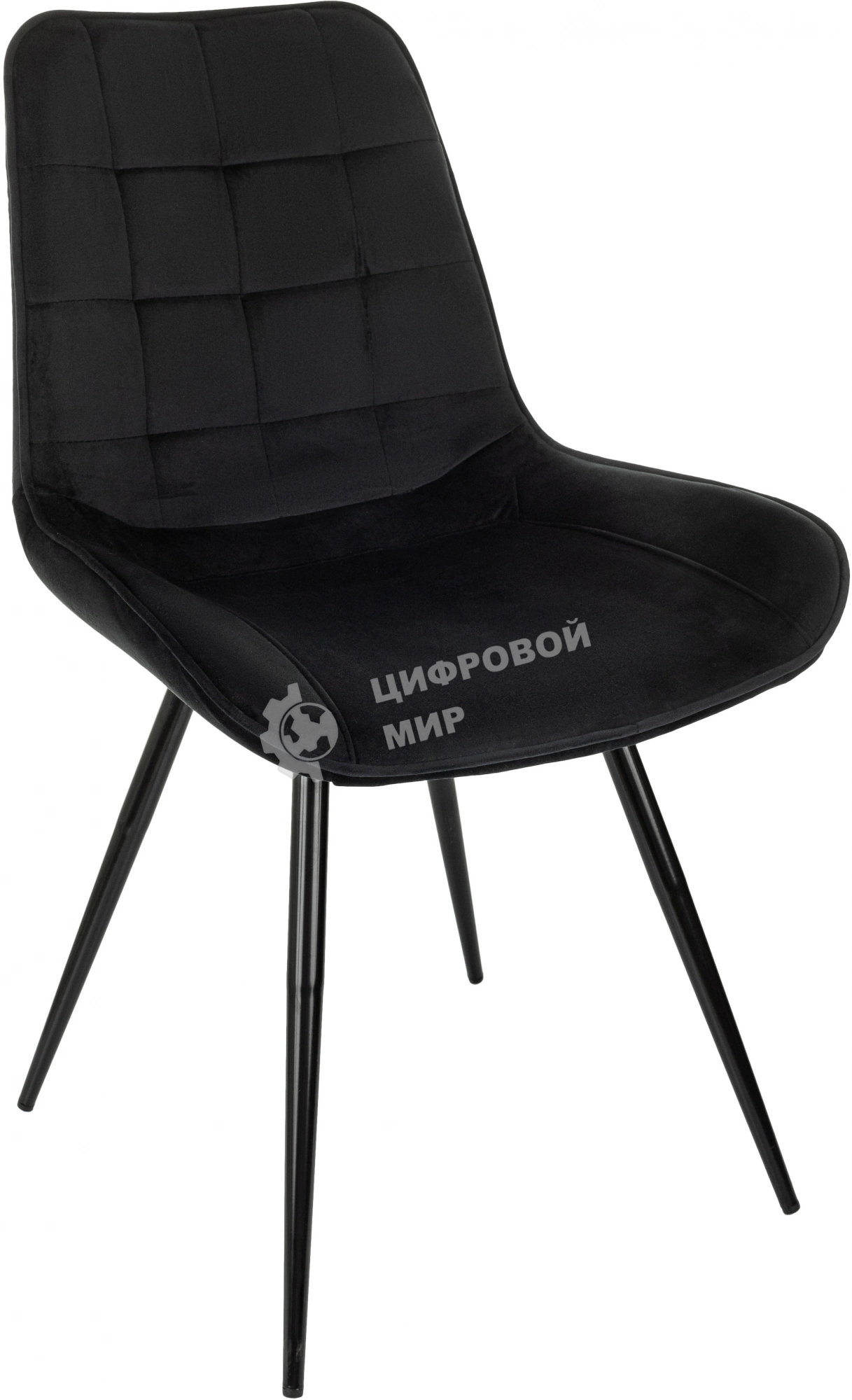 Стул для дома Бюрократ CH-K2_4 комплект 4шт черный Holland 75 металл черный на ножках (CH-K2_1/HL75_4)