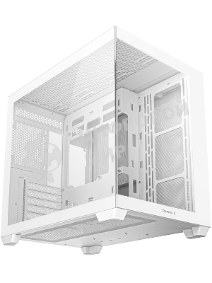 Компьютерный корпус Deepcool CG530 WH белый без БП ATX 2x120мм 2x140мм 2xUSB2.0 1xUSB3.0 audio bott PSU