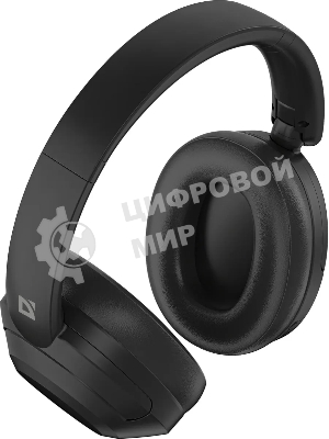 Беспроводные/проводные наушники Defender FreeMotion B490 черный, накладные, Bluetooth + проводной, складная конструкция, микрофон, до 10 ч