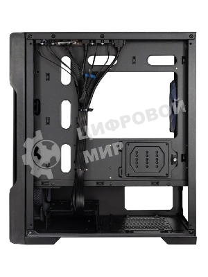 Компьютерный корпус 1STPLAYER TRILOBITE T3 ARGb черный mATX 4x120мм ARGb fans T3-BK-4F7