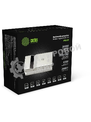 Проектор Cactus CS-PRU.03B.WUXGA-A DLP 6500Lm (1920x1080) 2000:1 ресурс лампы:30000часов 1xUSB typeA 1xHDMI 1.5кг
