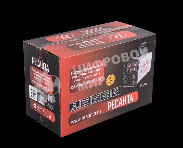 Сварочный полуавтомат Ресанта САИПА-180/5 MIG 5в1