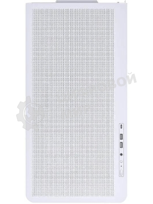 Корпус без блока питания JONSBO D300, Mini-Tower, TG, no fan, 2xUSB-A 3.2 + 1xUSB-C 3.2, mATX, mITX White