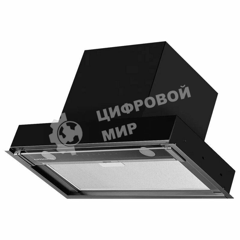 Вытяжка встраиваемая Kuppersberg Nancy 60 черный, 60 см, 850 куб. м/ч, 42 дБ