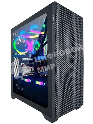 Компьютерный корпус Azza Hive черный без БП ATX 8x120мм 5x140мм 2xUSB 2.0 1xUSB 3.0 audio bott PSU
