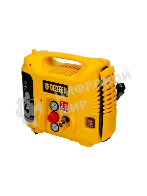 Компрессор воздушный Denzel DL1300, 10 бар, 1,3 кВт, 180 л/мин, 5 л, с набором аксессуаров