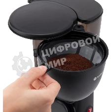 Кофеварка капельная Vitek Prive VT-8380 черный, исп. кофе - молотый, 1.25 л, 600 Вт