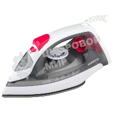 Утюг HomeStar HS-4012 серый/белый, 1800 Вт, 100 г/мин, 190 мл