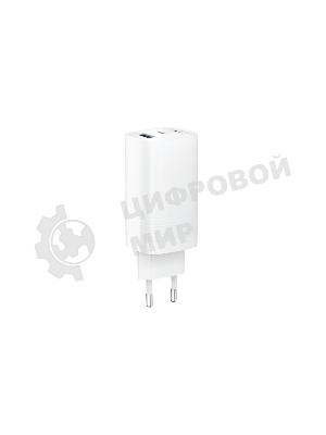Сетевое зарядное устройство OLMIO 2Type-C/USB, 65W, 6A, QuickCharge3.0, PowerDelivery3.0, GAN