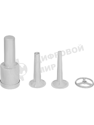 Мясорубка электрическая Haier HG-702 серебристый, 1900 Вт, 3.5 кг/мин, реверс, защита от перегрузки, насадки - 14