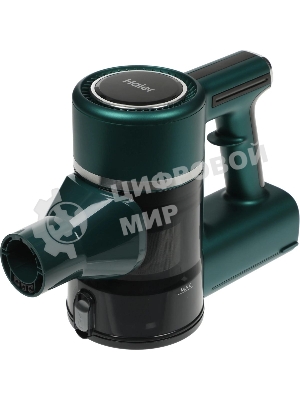 Пылесос вертикальный Haier HVC400HE зеленый, питание от аккумулятора, 400 Вт, уборка сухая, пылесборник 0.8 л