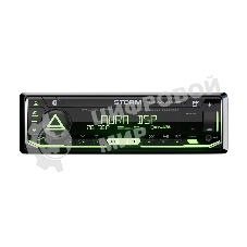 Автомагнитола AURA STORM-868DSP, 1 DIN, Bluetooth, USB Type-A, AUX, пульт ДУ