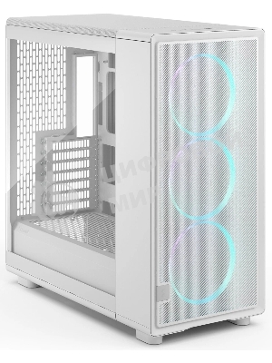 Корпус Fractal Design Epoch XL White TG RGB Clear Tint, Full-Tower, белый, 3 x 140 мм