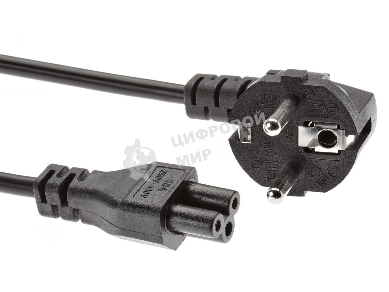 Кабель питания для ноутбуков Aopen (ACE022-1.8M) 1.8м3Gx0.5мм