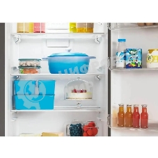 Холодильник Indesit ITS 5180 G серебристый двухкамерный 220/78л морозилка снизу, No Frost