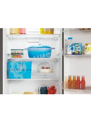 Холодильник Indesit ITS 5180 G серебристый двухкамерный 220/78л морозилка снизу, No Frost