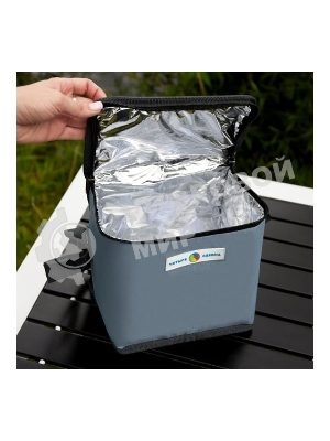 Сумка-холодильник ЧЕТЫРЕ СЕЗОНА 80-0281 объемом 6 л. (2 слоя утепления)