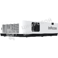 Проектор INFOCUS IN1049 3LCD, 5000 lm, WUXGA, 1.371.65:1, 50000:1, (Full 3D), 16W, 2хHDMI 1.4b, VGA in, CompositeIN, 3,5 мм audio IN, RCAx2 IN, USB-A, VGA out, 3,5 audio OUT, RS232, Mini USB B serv, RJ45, 3,3 кг